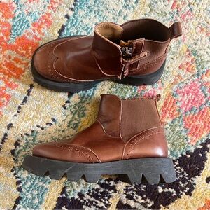 Eli Chelsea booties handmade in Spain girls size 12.3 EUR 30